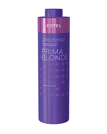 Estel Professional Prima Blonde - Серебристый шампунь для холодных оттенков блонд 1000 мл - hairs-russia.ru